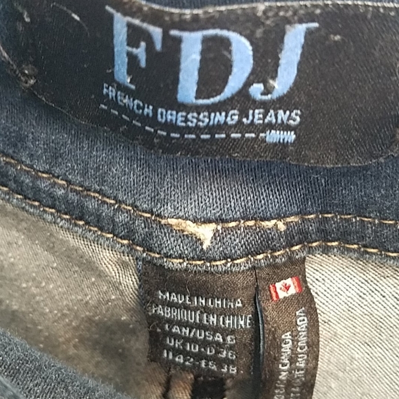 FDJ French Dressing Jeans - Stretch Jean Leggings - Fits Sizes 6-8 - Picture 3 of 7